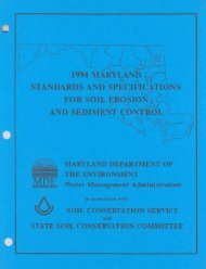 1994 MD Standards and Specifications for Soil Erosion - Maryland ...