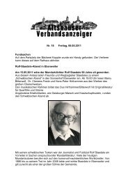 Verbandsanzeiger Teilbereich Ebenweiler Nr. 18-2011