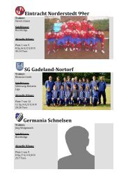 Eintracht Norderstedt 99er SG Gadeland-‐Nortorf ... - KT-Fussball.de