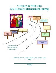 2007-2008 TVBH Recovery Management Journal English - Ohio ...