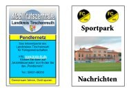 Sportpark Nachrichten - FC Tirschenreuth