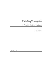 FAQ LATEX fran caise