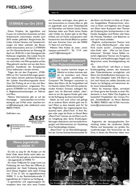 Stadt Journal Nr. 69, Februar/März 2010 - Stadt Freilassing