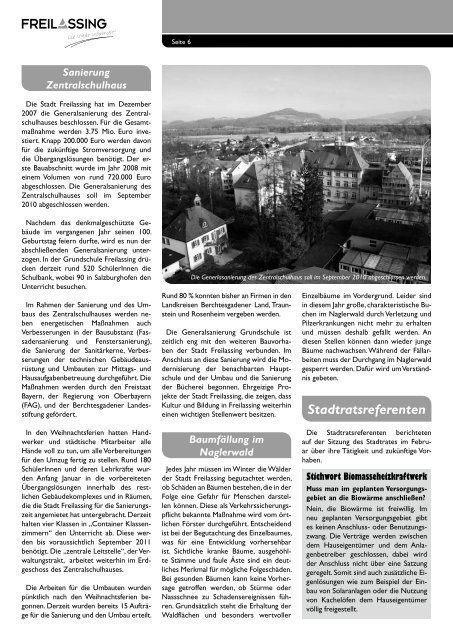 Stadt Journal Nr. 69, Februar/März 2010 - Stadt Freilassing