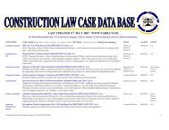 3 Building & Construction Case Data Base by - NADR