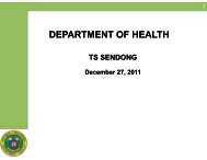 DOH - Typhoon SENDONG Dec 27 NDRRMC [Compatibility Mode]