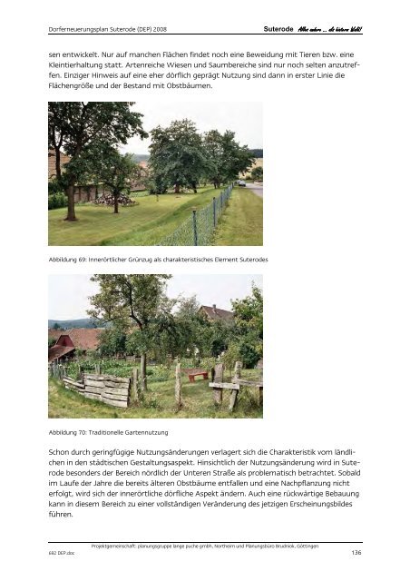 Dorferneuerungsplan Suterode (PDF, ca. 35 MB) - Katlenburg-Lindau