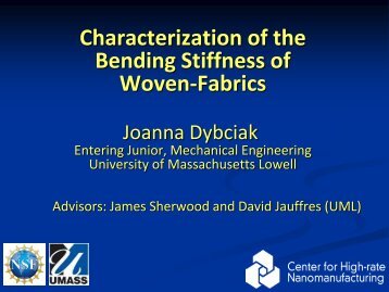 Characterization of the Bending Stiffness of Woven-Fabrics