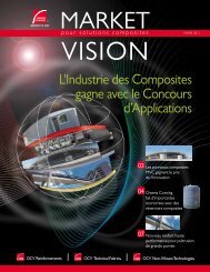 L'Industrie des Composites gagne avec le Concours d'Applications