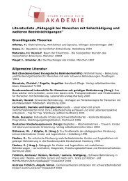 literatur_allg_mb-sb.pdf (775 KB) - Johann Wilhelm Klein-Akademie
