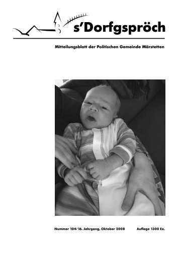 sDorfgsproech_Oktober_2008.pdf 3.86 Mb - in Märstetten - mitten im ...