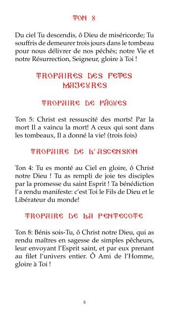 calendrier chretien orthodoxe - Parohia