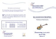 Klassenvorspiel Gitarre - Natalia Fritzsch - Musikschule Lauffen und ...