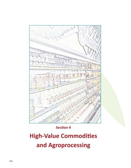High-Value Commodities and Agroprocessing - International ...