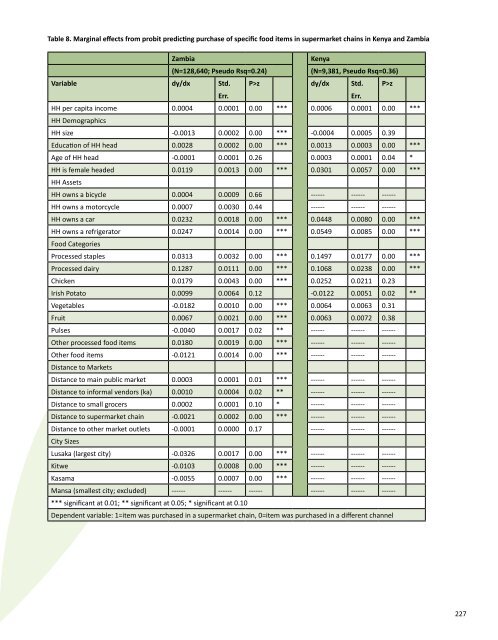 High-Value Commodities and Agroprocessing - International ...