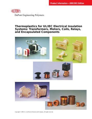 Thermoplastics for UL/IEC Electrical Insulation Systems ...