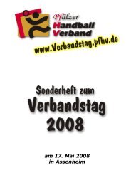 am 17. Mai 2008 in Assenheim - Pfälzer Handball-Verband