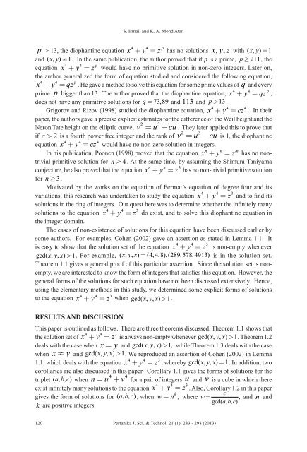 JST Vol. 21 (1) Jan. 2013 - Pertanika Journal - Universiti Putra ...