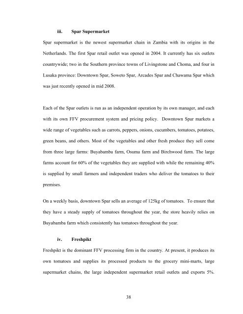 i AN ASSESSMENT OF TOMATO PRICE VARIABILITY IN LUSAKA ...