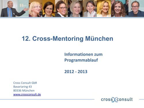 12. Cross-Mentoring München in Kürze (Präsentation) - Cross Consult