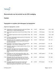 Canton - TANAP Database of VOC documents