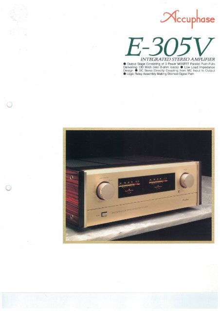 E 305 V Accuphase E 305 V Accuphase