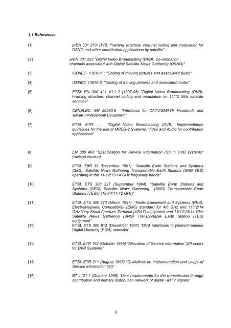 Digital Video Broadcasting (DVB); User guidelines for Digital ...