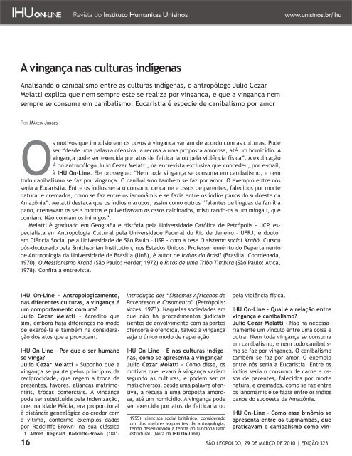 O Mal, a vingança, a memória e o perdão - Unisinos