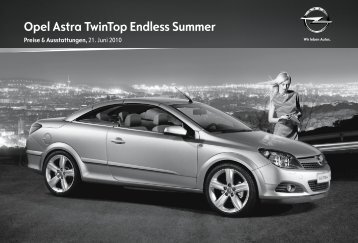 Opel Astra TwinTop Endless Summer - Opel-Infos.de