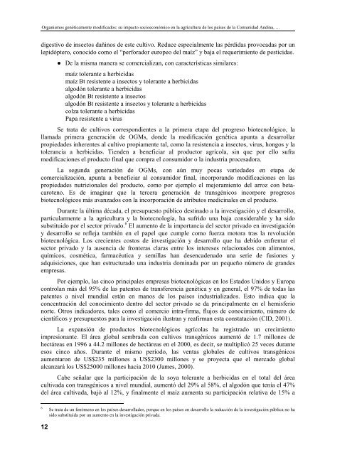 Organismos genéticamente modificados - Biblioteca del Congreso ...