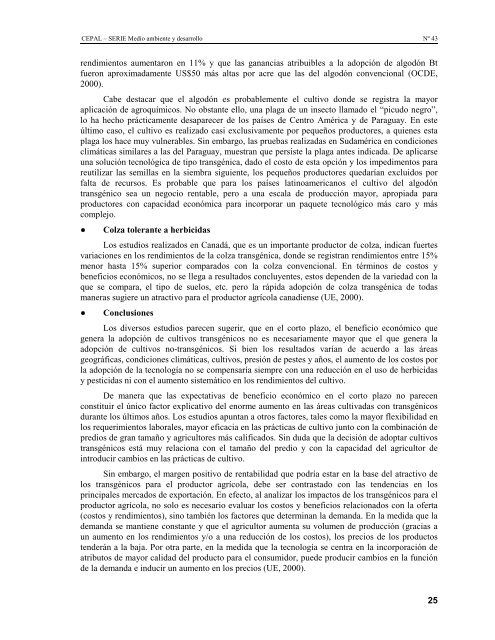 Organismos genéticamente modificados - Biblioteca del Congreso ...