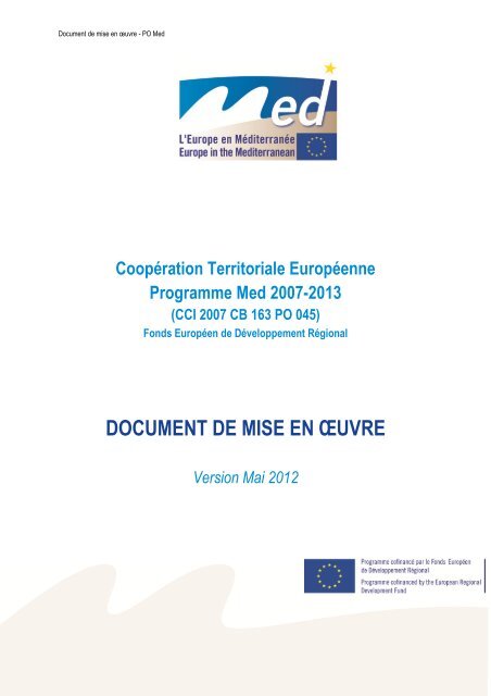 document de mise en ouevre - Programme Med