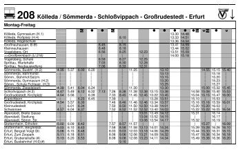 Großrudestedt - Erfurt - Linienverkehr Weimar/Sömmerda