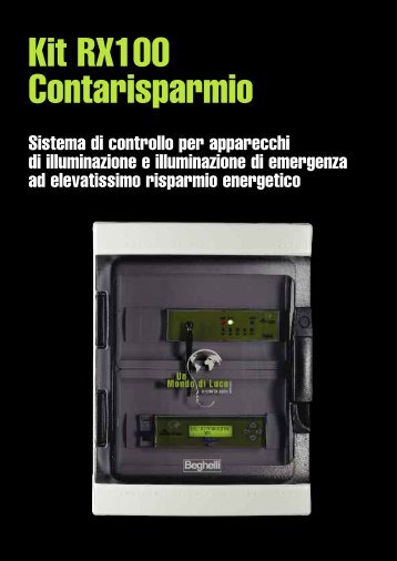 Kit RX100 Contarisparmio - Beghelli