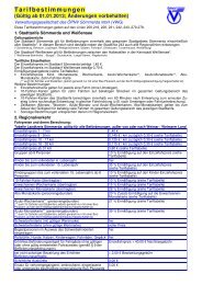 Tarifbestimmungen Landkreis Sömmerda (gültig ab 01.01.2013)