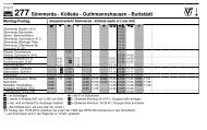 Linie 277 - Linienverkehr Weimar/SÃ¶mmerda
