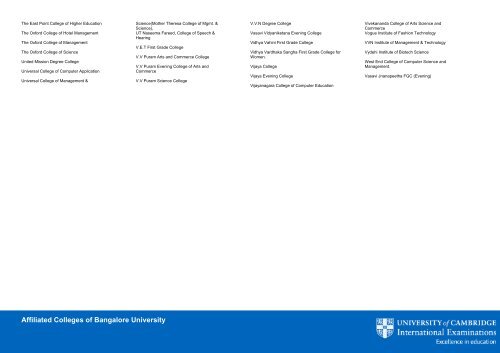 India Recognition Samples - Cambridge International Examinations