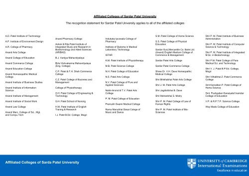 India Recognition Samples - Cambridge International Examinations