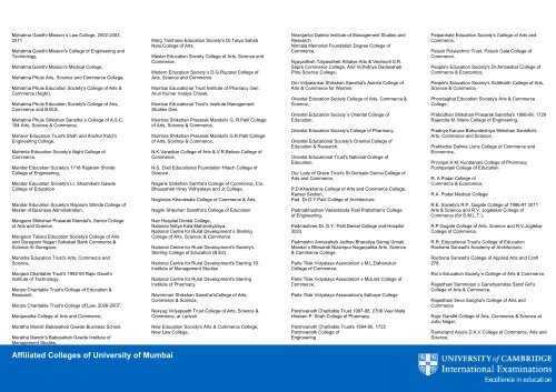 India Recognition Samples - Cambridge International Examinations