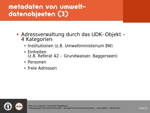 Übung 2 - Otto-von-Guericke-Universität Magdeburg