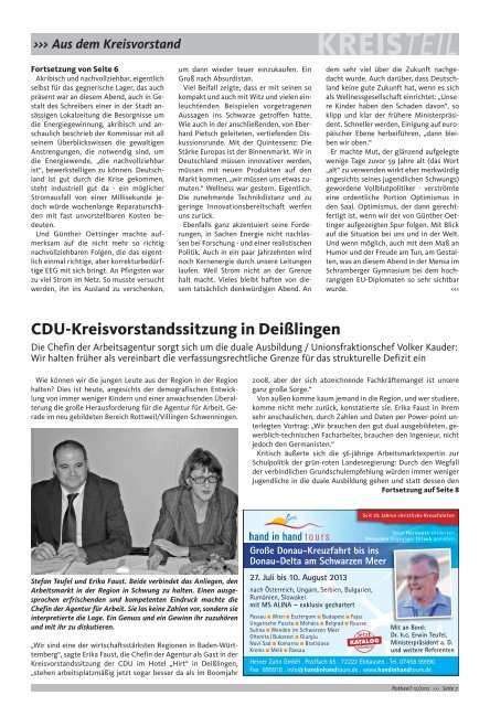 KREISTEIL - CDU Kreisverband Rottweil