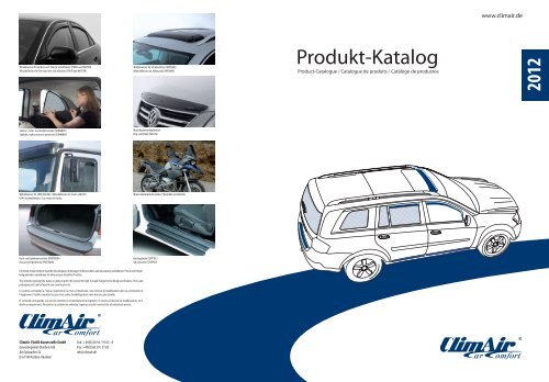 mit ABE ClimAir Windabweiser XA1 SUV 3-türer vorne für Toyota RAV4 XA mit ABE ClimAir Windabweiser XA1 SUV 3-türer vorne für Toyota RAV4 XA