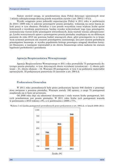 RAPORT - Ministerstwo Spraw Wewnętrznych