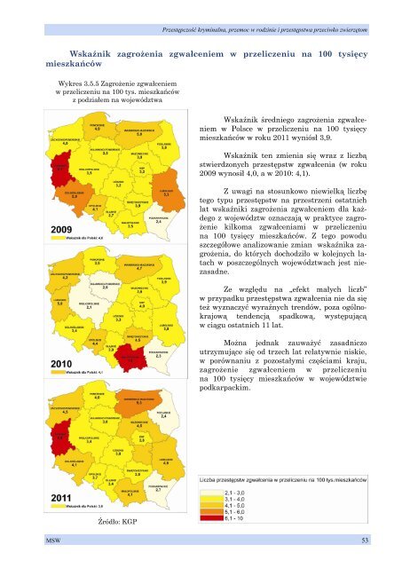 RAPORT - Ministerstwo Spraw Wewnętrznych