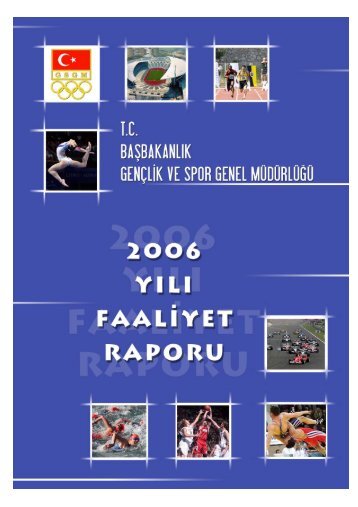8) gençlik ve spor genel müdürlüğü - Performans Esaslı Bütçeleme ...