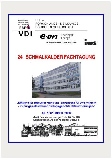 24. SCHMALKALDER FACHTAGUNG - FBF Forschungs-& Bildungs ...