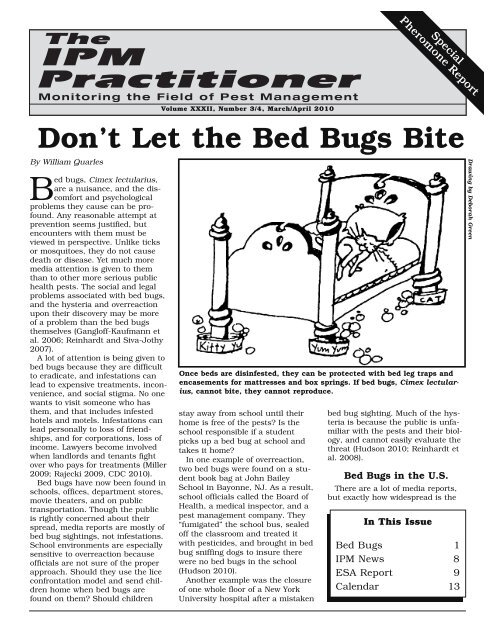 Don't Let the Bed Bugs Bite - Bio-Integral Resource Center