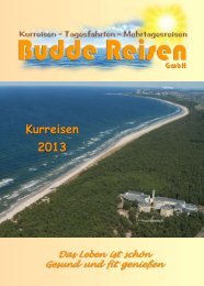 Kurreisen - Budde-Reisen