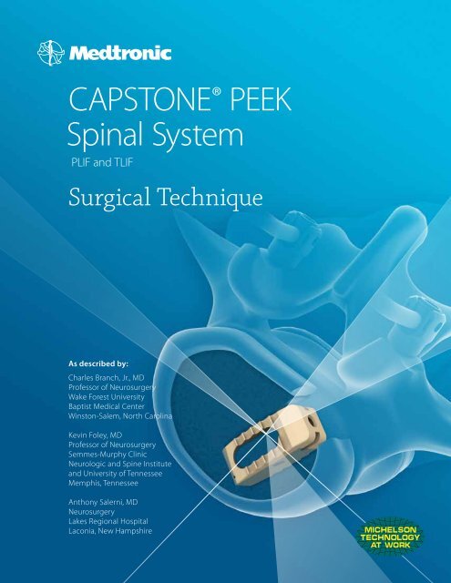 CAPSTONE® System PLIF and TLIF Ortho