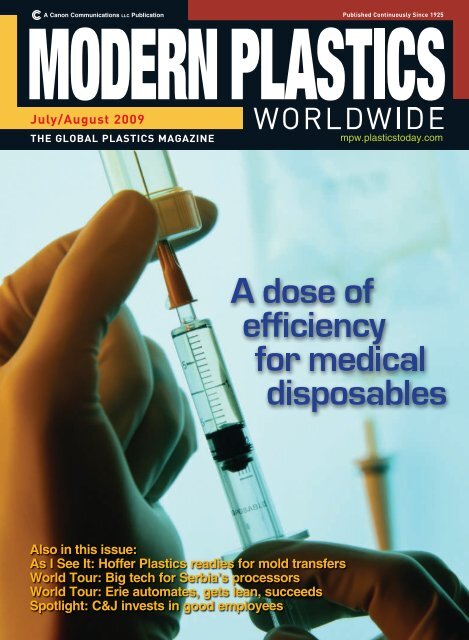 Modern Plastics Worldwide - July/August 2009 - dae uptlax